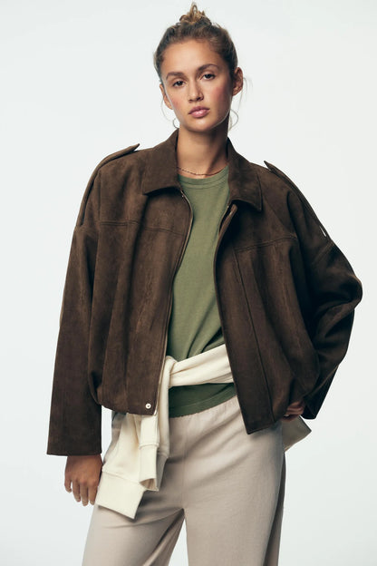 Arilya - Veste Oversize Minimalist