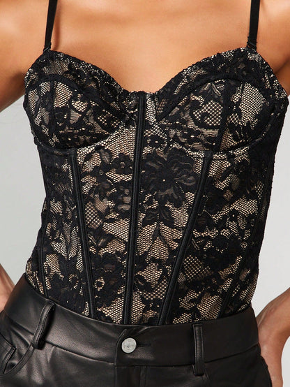 Arilya - Top Dentelle