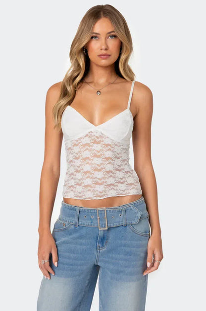 Arilya - Top Dentelle
