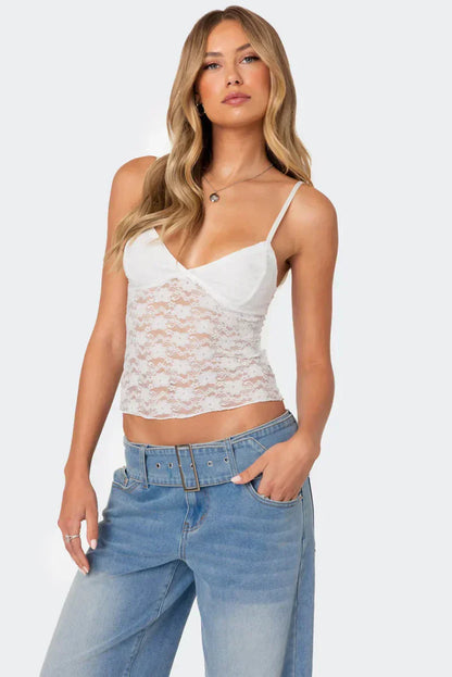 Arilya - Top Dentelle
