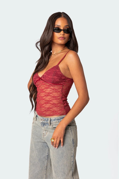 Arilya - Top Dentelle