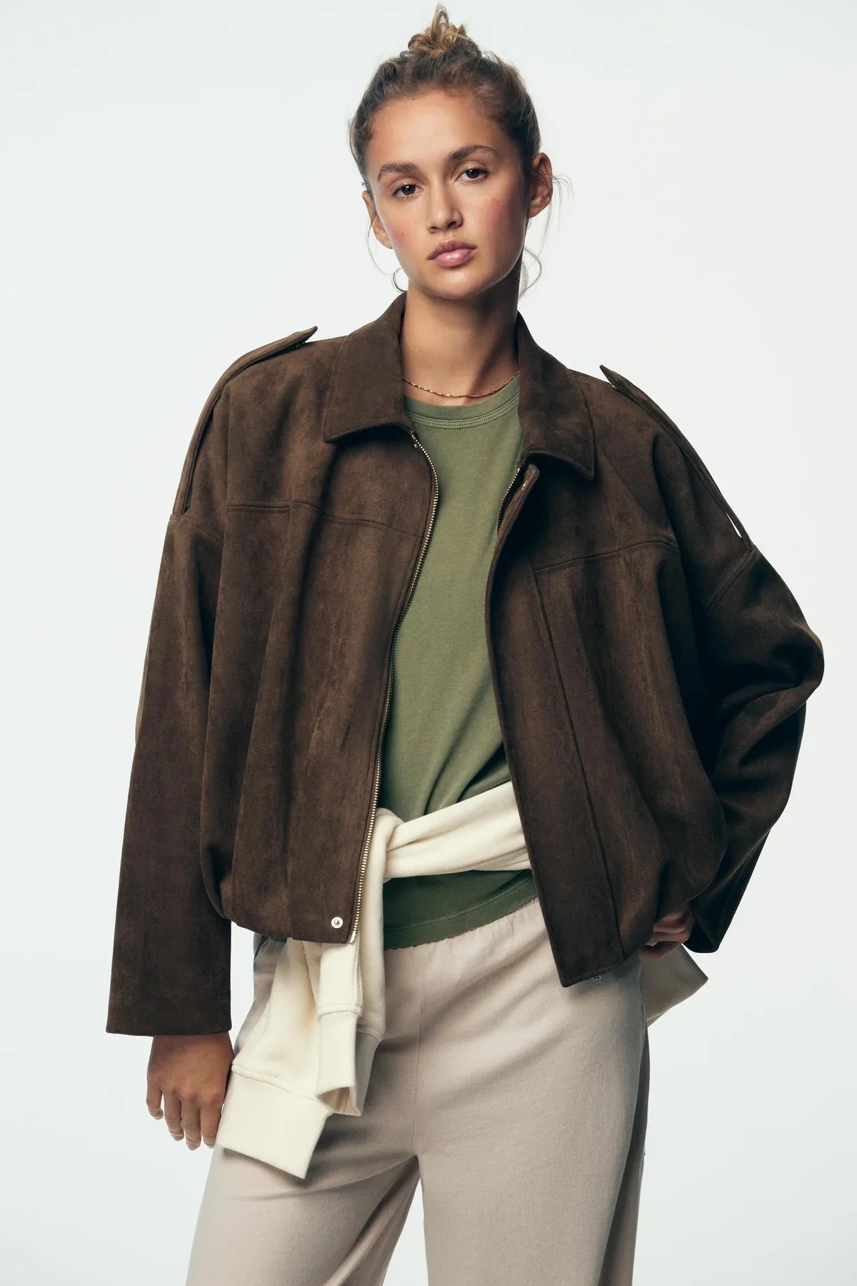 Arilya - Veste Oversize Minimalist