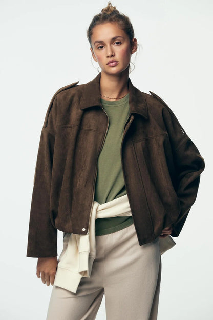 Arilya - Veste Oversize Minimalist