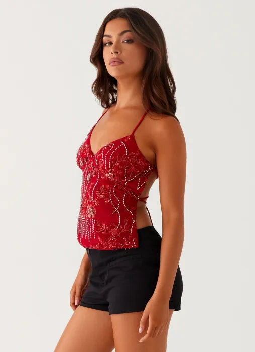 Arilya - Top Corset Floral